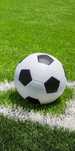 Piłka nożna ręcznik kąpielowy 70x140 dla dziecka bawełniany football