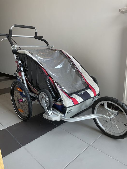 Thule chariot cx 2 komplet + zestaw do joggingu