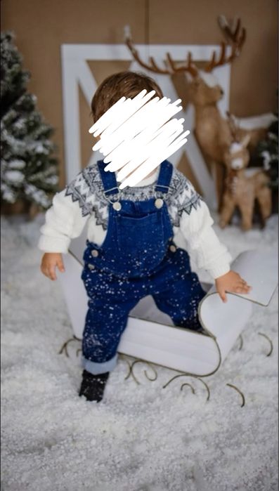 Cenário de Natal Fotografia - Estábulo das Renas