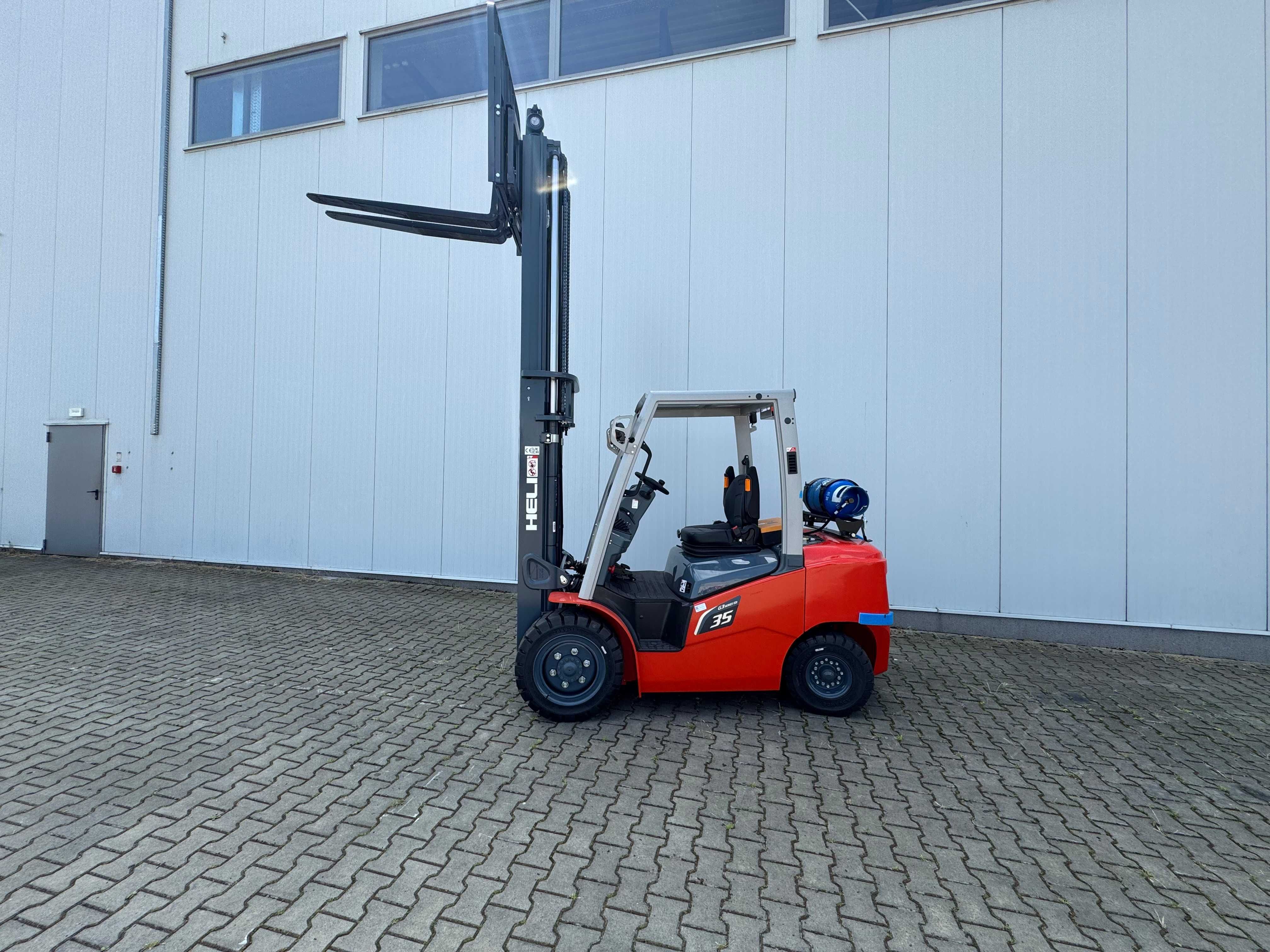 Wózek Widłowy Heli CPYD35-KU1HG3 3,5t Maszt 3,3 LPG Silnik Kubota