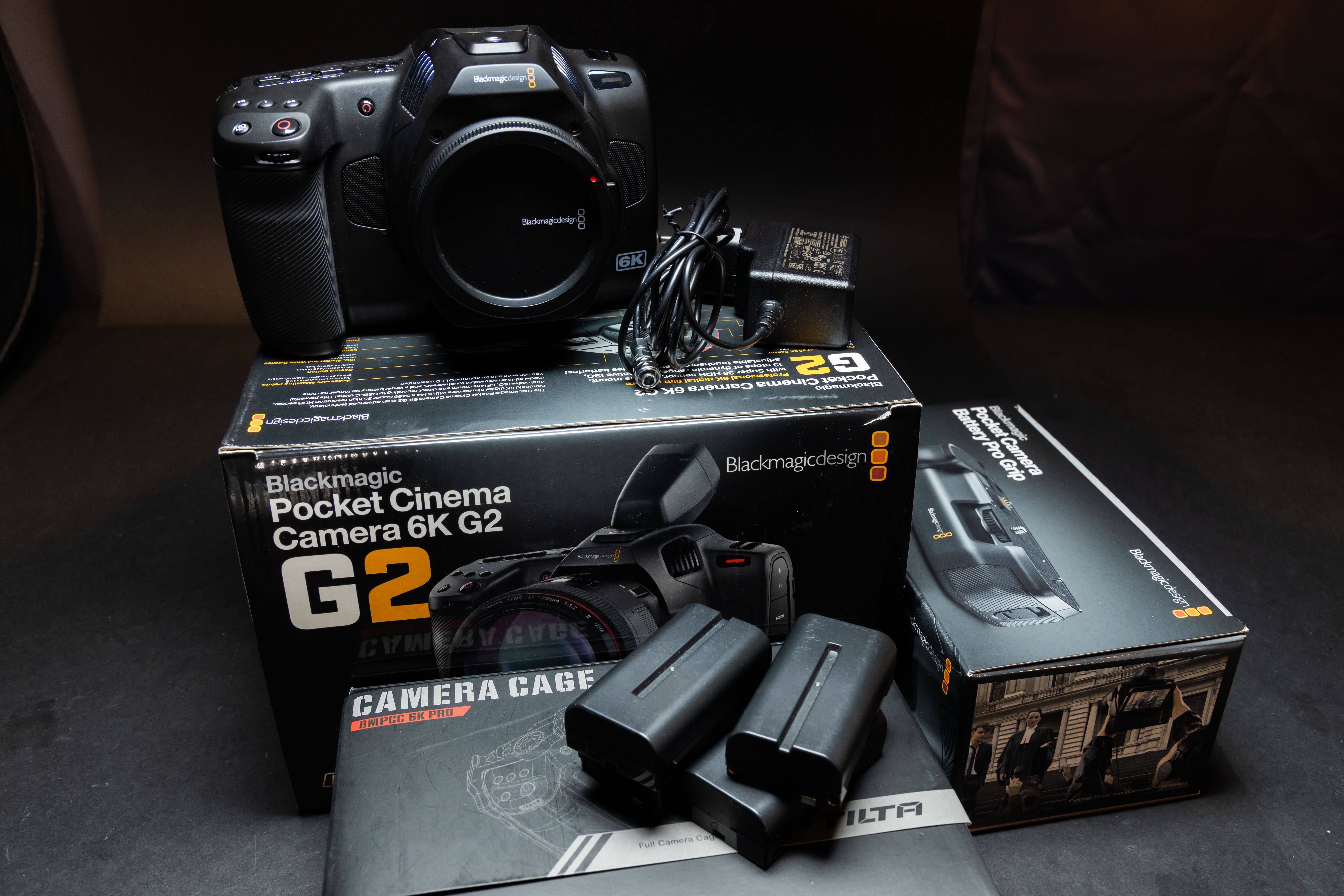 Black Magic Pocket cinema camera 6kG2+Uchwyt i tilta cage