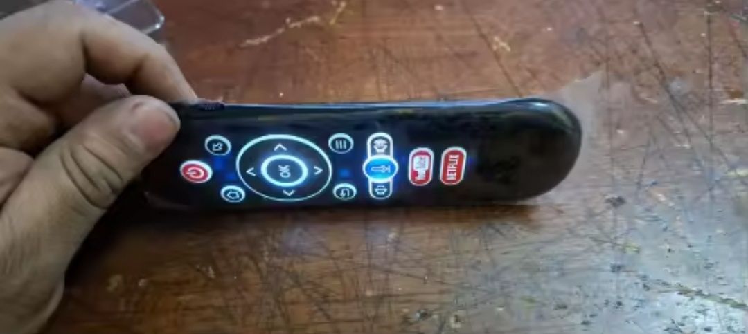 Comando com luz e teclado