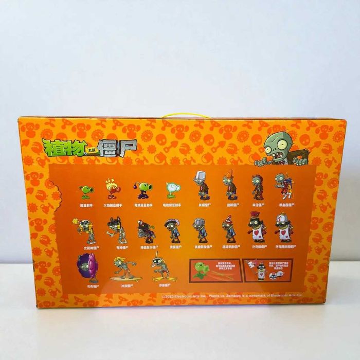 Величезний дитячий набір фігурок рослини проти Зомбі у великій коробці
