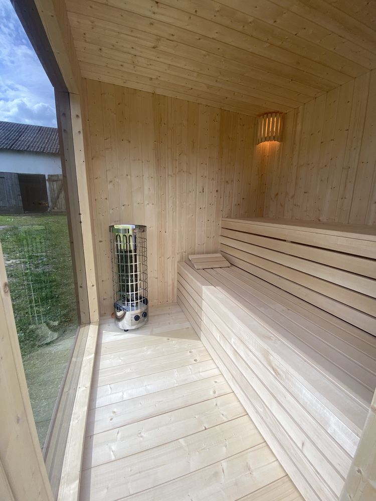 Nowa Sauna Ogrodowa Dostępna od ręki