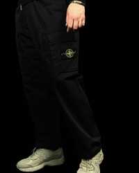 stone island straight fit badge cargo pants оригинал