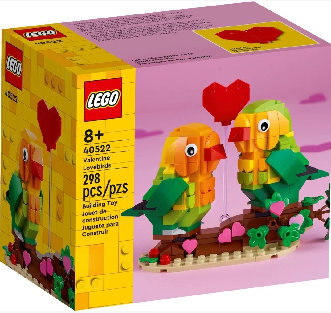 Lego święta prezent 40522 walentynkowe papużki nierozłączki