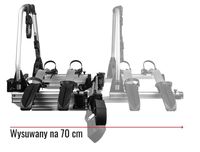 Bagażnik rowerowy PROUSER ENDURO SD260 (wysuwany) idealny dla vanów