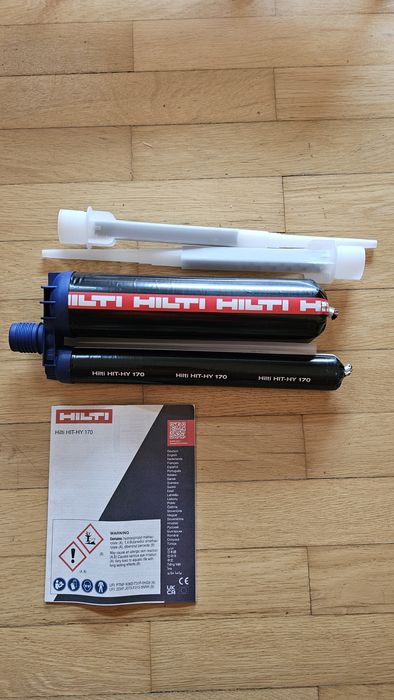 Kotwa chemiczna  żywica hilti hit-hy 170 beton cegła