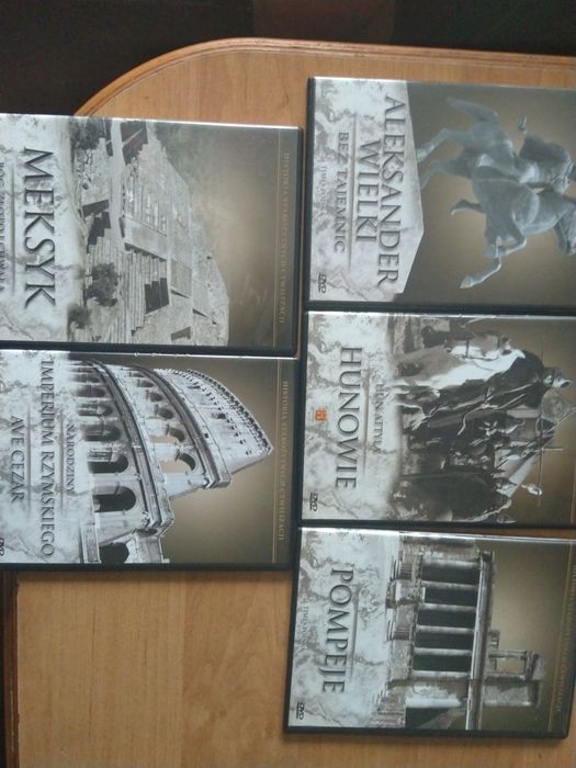 Historia starożytnych cywilizacji Seria dvd Hunowie Pompeje Meksyk