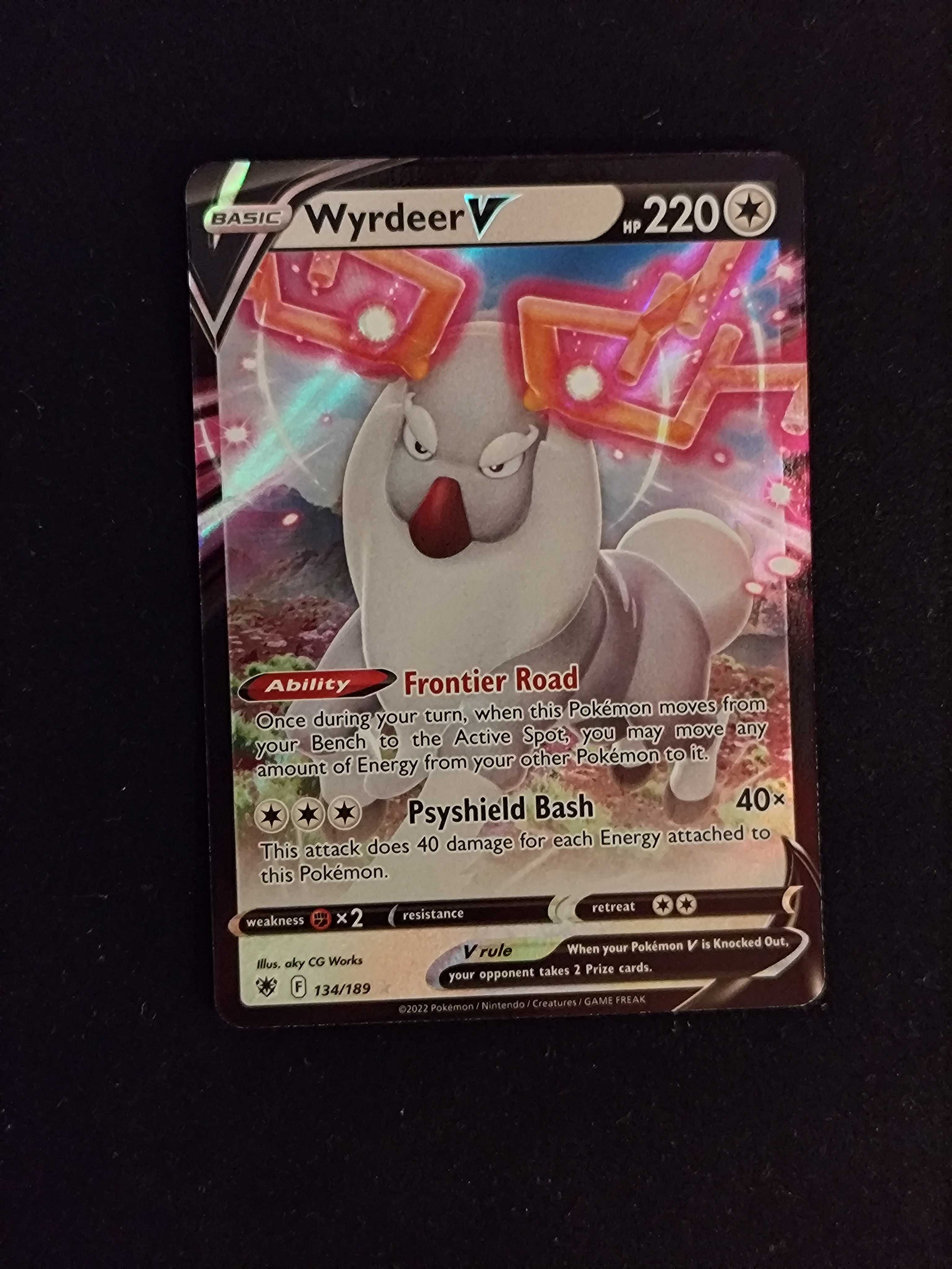 Karta Pokemon - Wyrdeer V Astral Radiance oryginalna