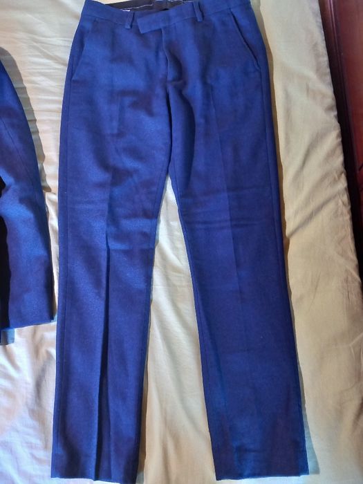 Conjunto Fato Alta costura Harry Brown Lã de Melano