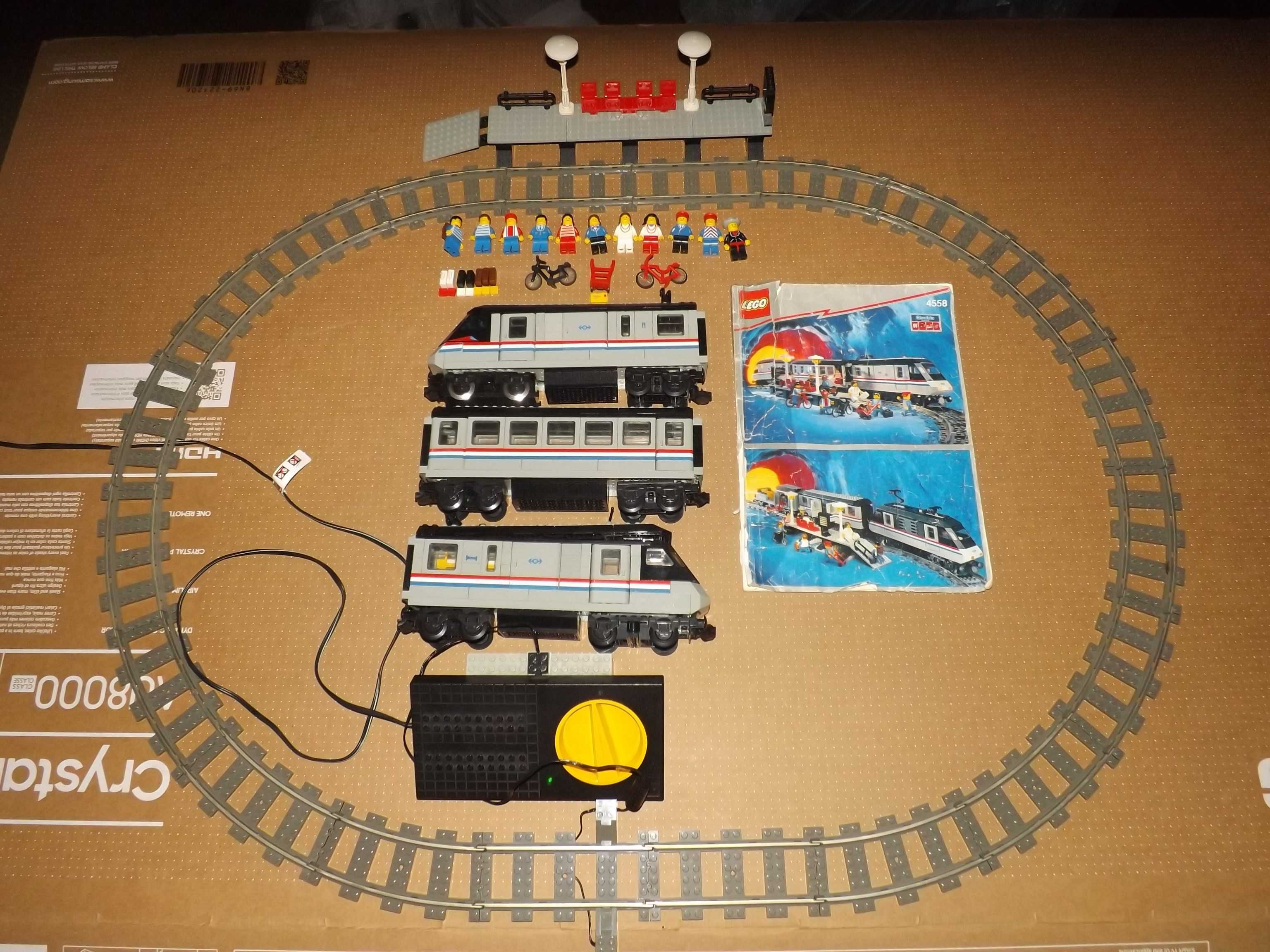 LEGO Pociag 4558 Metroliner Euro Express 9V z 1991 roku