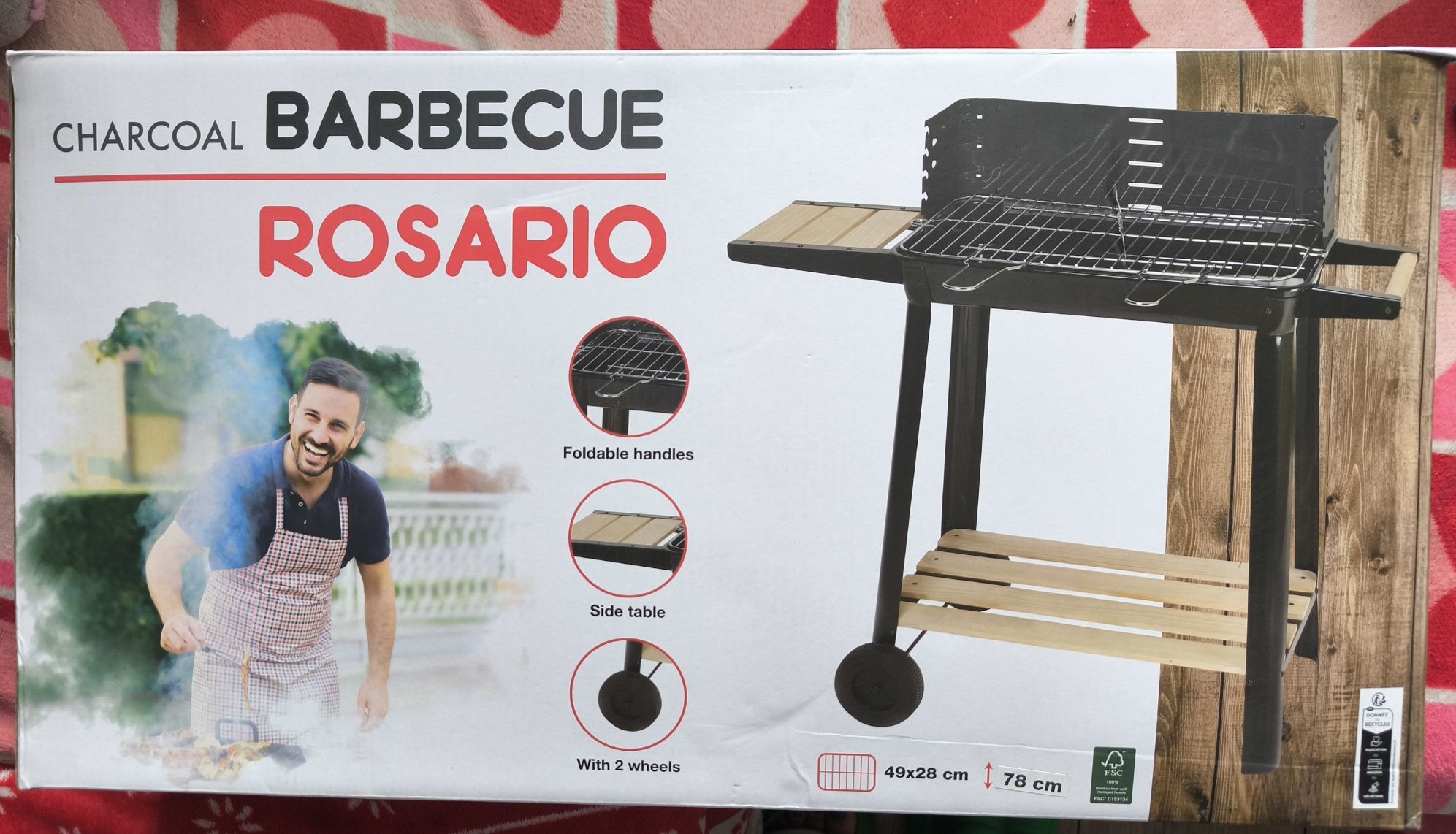 Grill ogrodowy węglowy