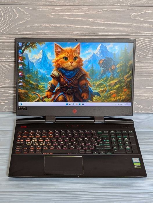 Ігровий HP OMEN GTX 1650 16/480 144 Гц RGB підсвітка