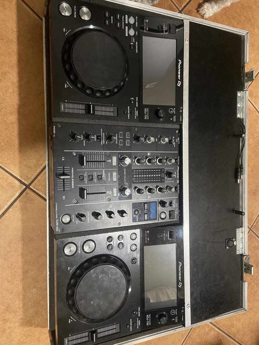 Pioneer xdj700+djm450 i case okazja