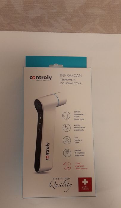 Termometr eleltryczny bezdotykowy Controly NOWY