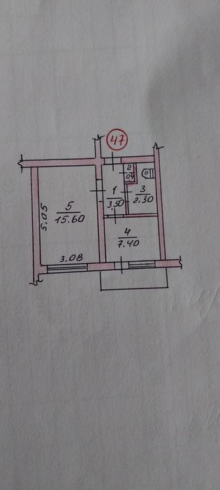 Продається 1 кімнатна квартира