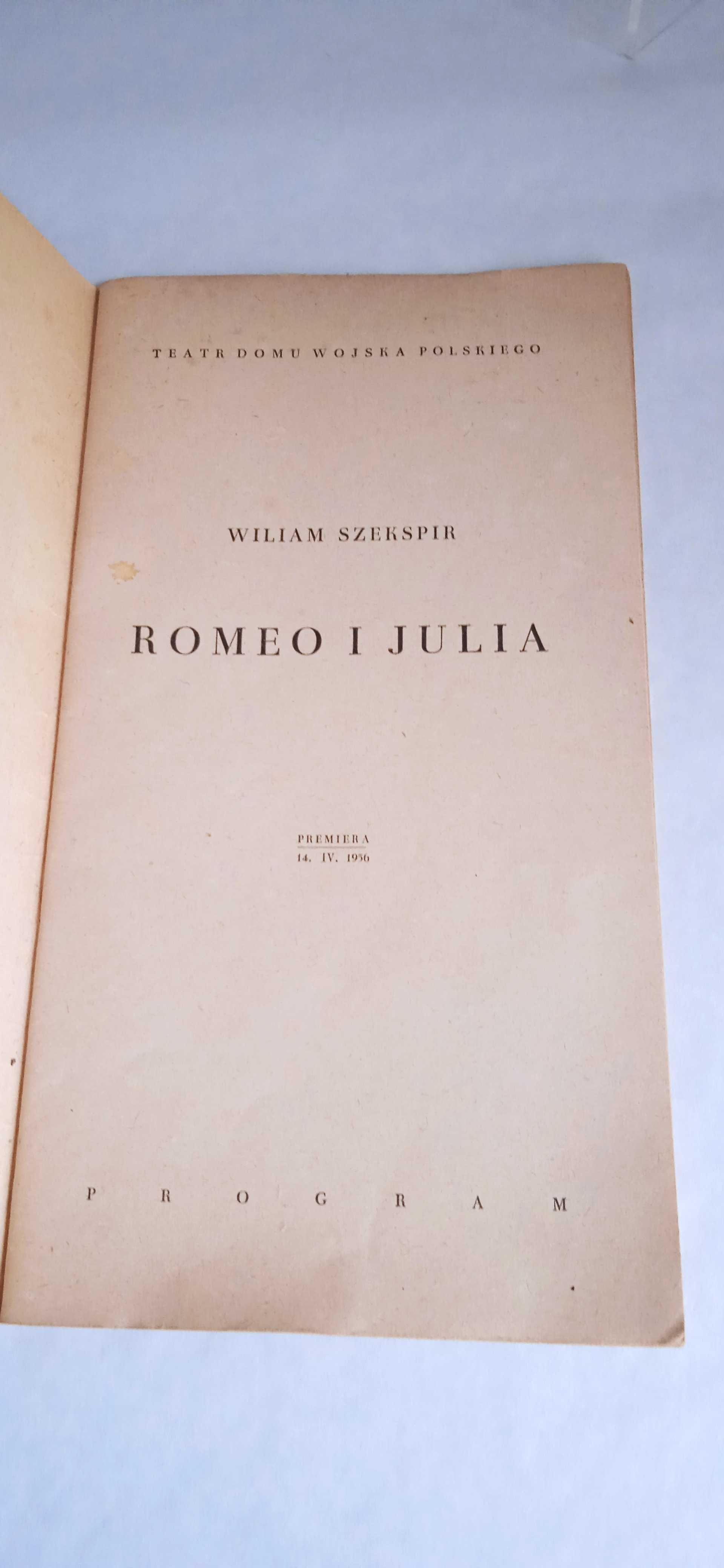 Romeo i Julia - William Szekspir Teatr Domu Wojska Polskiego 1956
