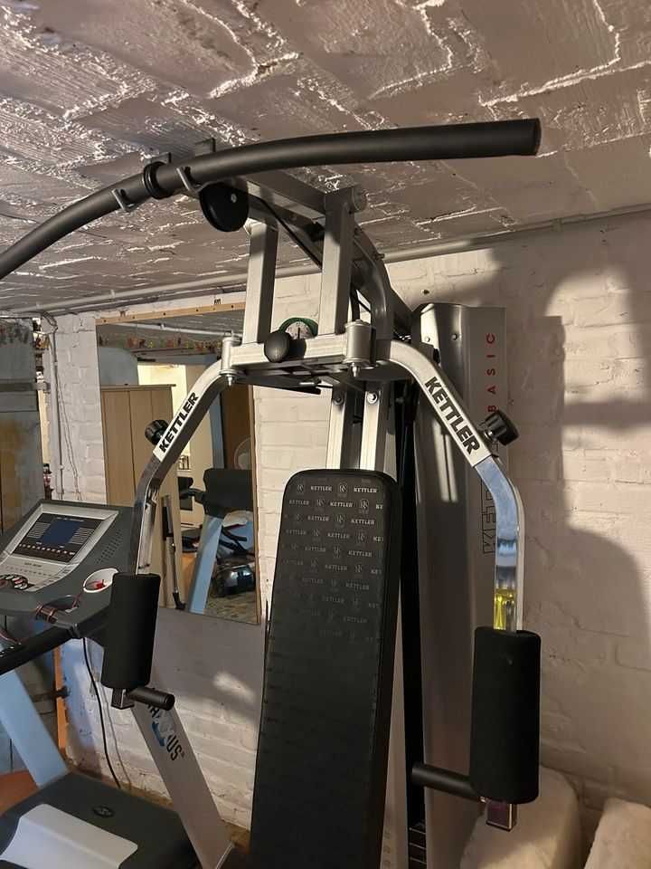 Atlas KETTLER Ławka siłka wyciąg sztanga Basic kasik 80Kg prasa do nóg