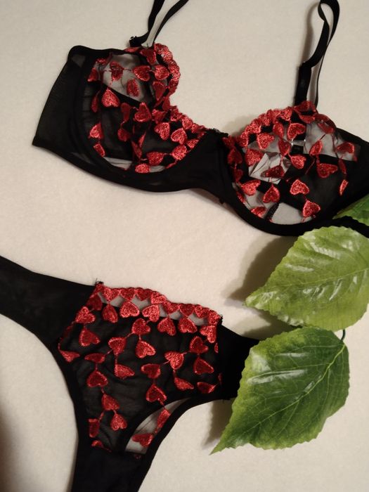 S 36 Seksowny koronkowy komplet bielizny seksowna bielizna sexi