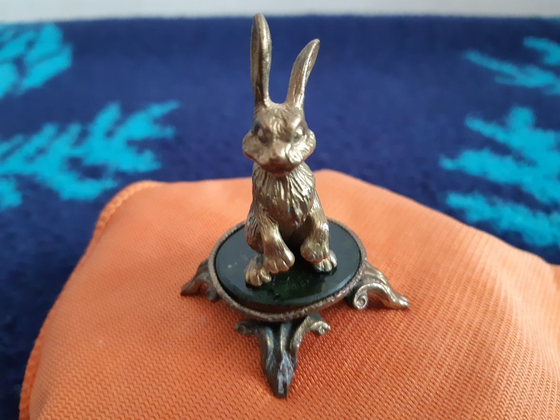 бронзова статуетка зайця (ручна робота)