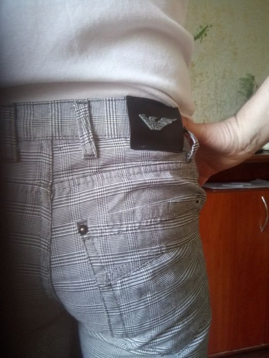 Брюки клетка Италия