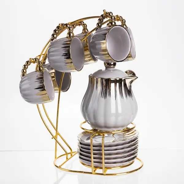 Набір для кави по-турецьки порцеляновий Confidence на 6 персон