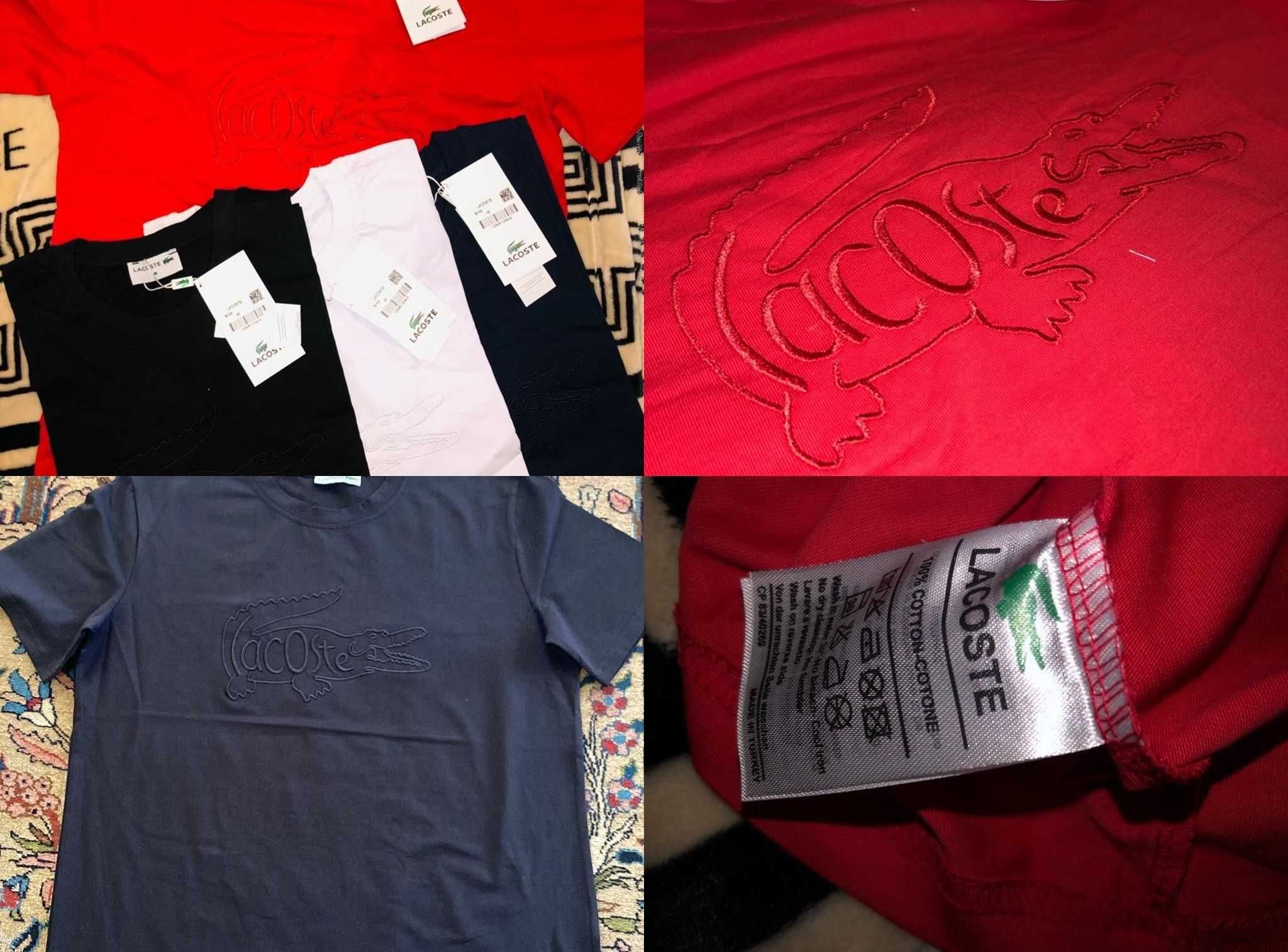 Koszulka męska duzy znaczek EA7 Lacoste Shirt rozne