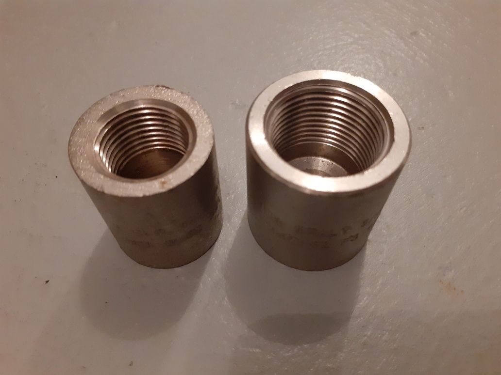 Tampão fêmea (cap) 1/2 e 3/4 inox 316l