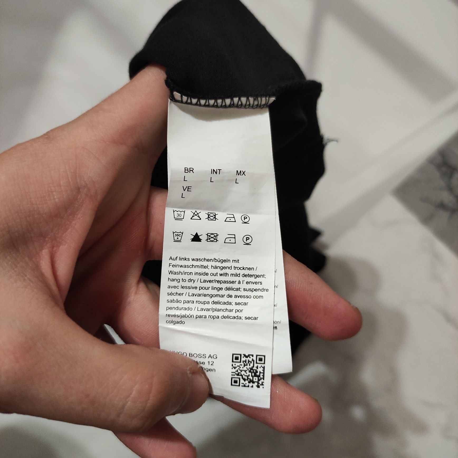 Футболка Hugo boss big logo чоловіча