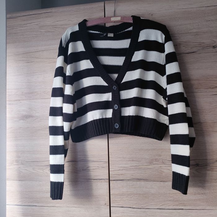 Sweter rozpinany kardigan H&M
