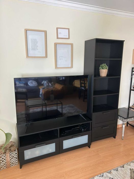 Móvel para TV e estante em perfeitas condições por 120 euros