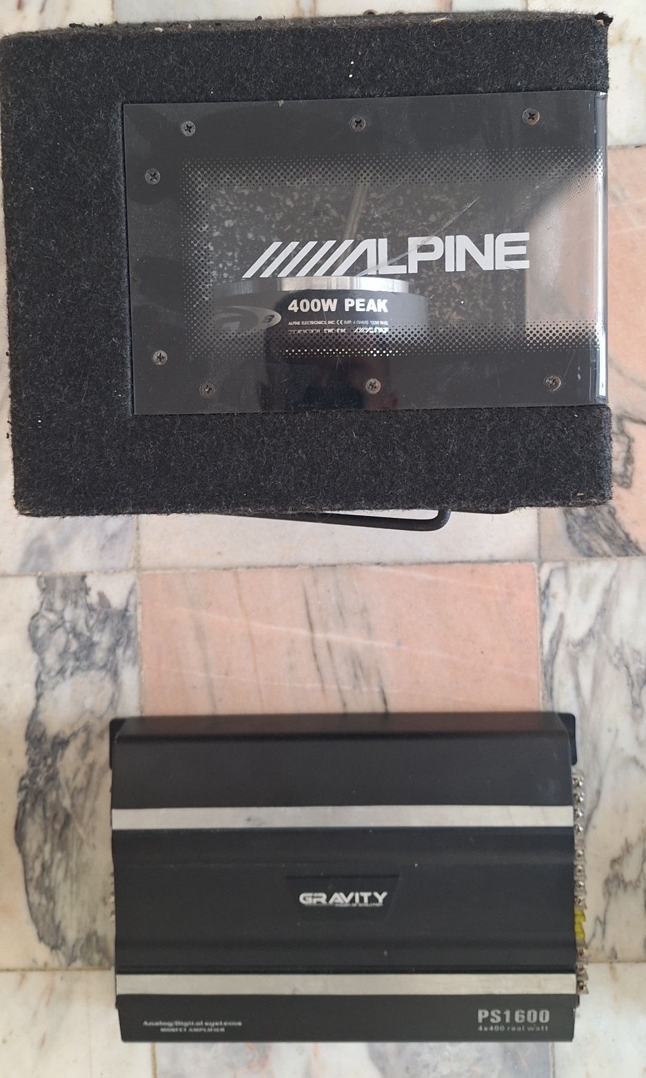 Amplificador + subwoofer