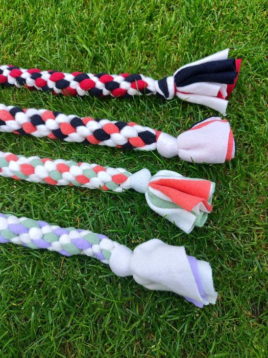 Polarowy szarpak dla psa / Szarpak dla psa z polaru / OKRĄGŁY 66,5cm