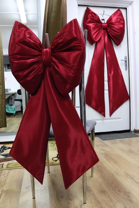 Świąteczna kokarda 3d XL święta rękodzieło