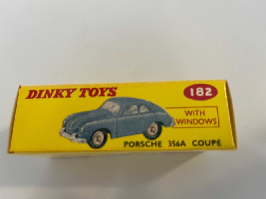 Caixa  reprodução p/ Dinky Toys 182 Porsche 356A  (jantes 2ª série)
