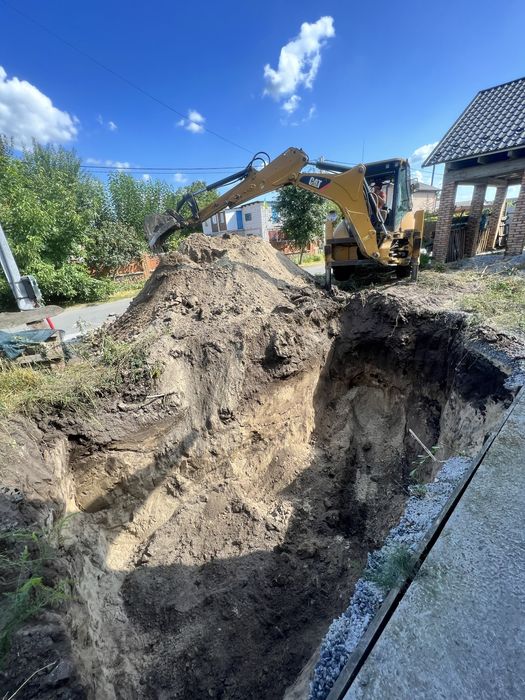Септик під ключ, копка траншей,копка каналізації, вигрібні ями