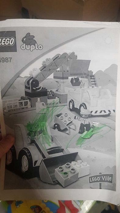 Wyprzedaż prywatnej kolekcji Lego Duplo. 4987 Żwirownia