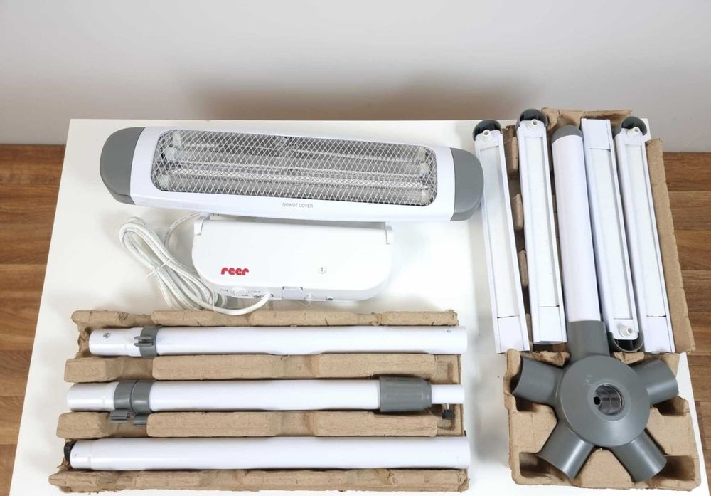 Promiennik ciepła ze stojakiem Reer 400/800 W grzejnik nad przewijak