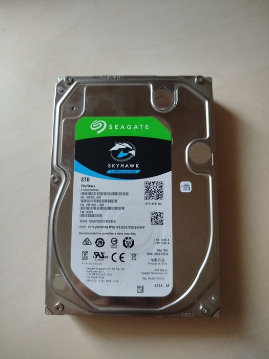 Жорсткий диск Seagate 8TB стан добрий