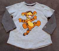 H&M rozm.86 (12-18 mies.) szara bluzeczka z Tygryskiem Disney'a