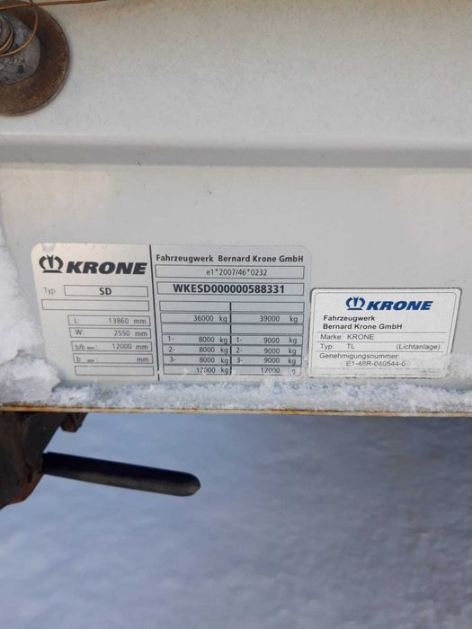 Naczepa KRONE SD