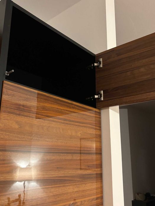 Kuchnia z AGD  Fornir połysk  Nowy blat  Styl loftowy  Bez piekarnika