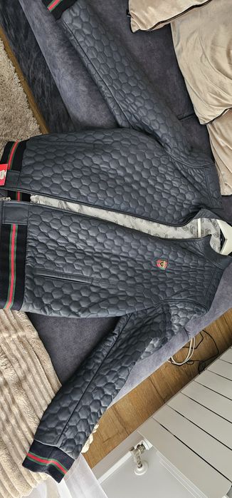 Kurtka skórzana skóra cielęca bardzo delikatna  Gucci