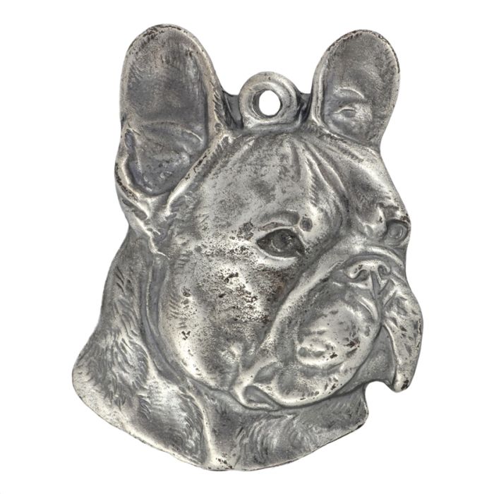 Buldog francuski I brelok do kluczy posrebrzany Art-Dog