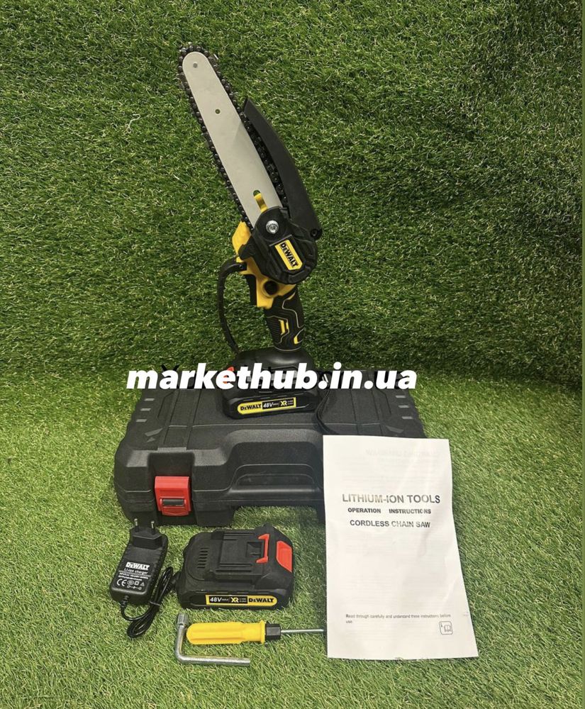 Акумуляторна пила DeWalt/ міні пила деволт/ 48v/ безщіткова пила