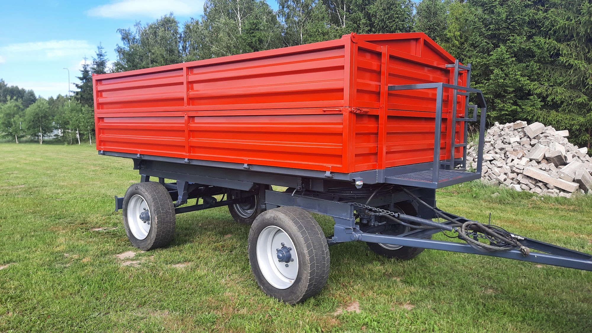 Przyczepa rolnicza wywrotka Autosan D-47A