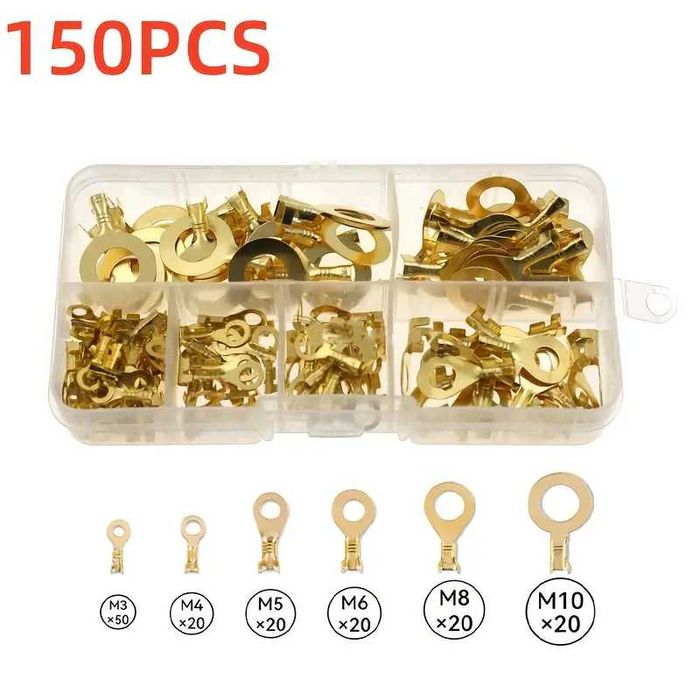 Набор клемм наконечников для провода наконечник кольцевой трубчатый