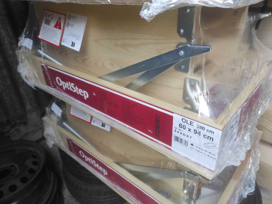 Wysyłka 24h WŁAZ NA STRYCH 60x120 Ocieplony + stopki Fakro