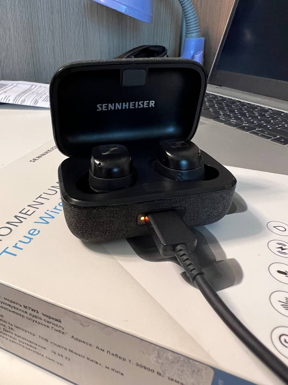 Бездротові навушники Sennheiser Momentum True Wireless 3 Graphite